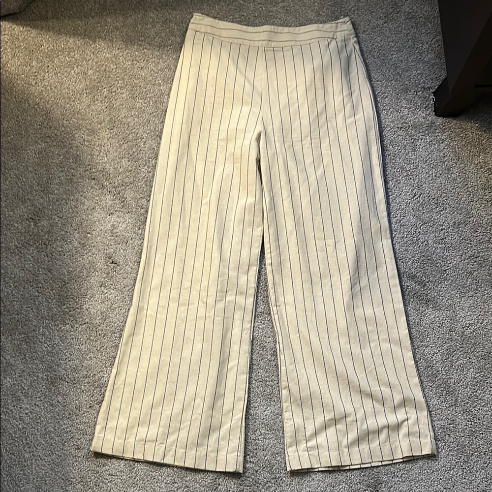 Windsor Cream Wide Leg Pants